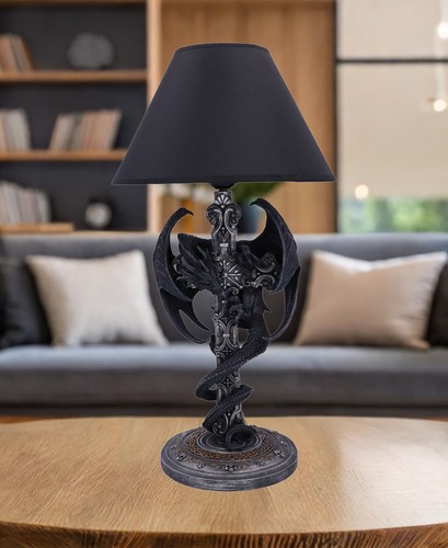 Large dragon table - large, lamp