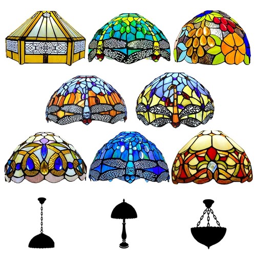 Tiffany style lampshade - 10",