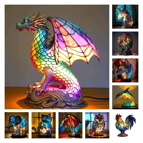 New animal table - table, lamp
