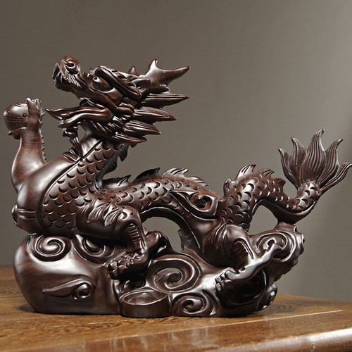 Wood dragon craft table - wood,
