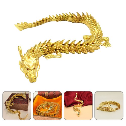 Chinese dragon sculpture decor - chinese,