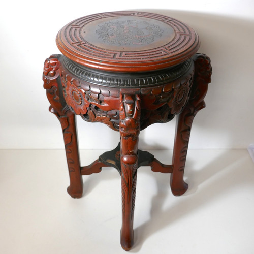 Antique 1920s art deco carved - 1920s,