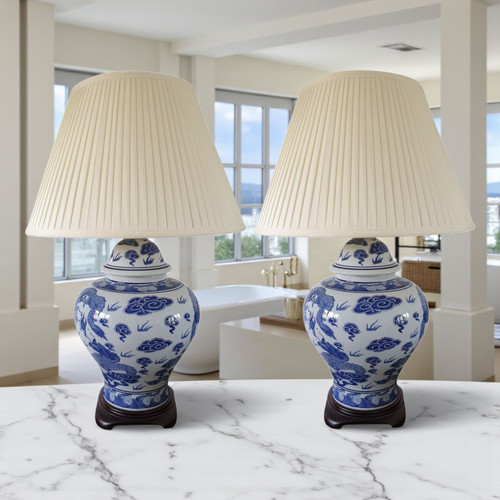 Pair chinese jar table - chinese,