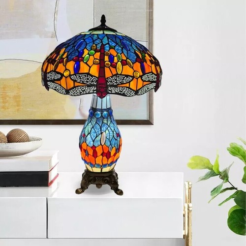 Tiffany dragonfly style - tiffany,
