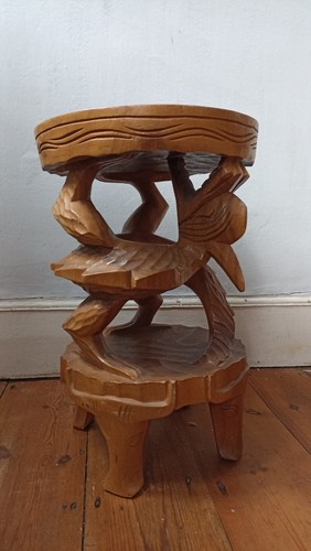 Vintage oriental dragon table - oriental,