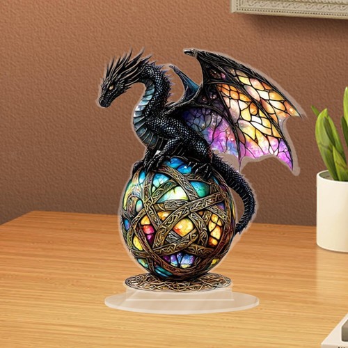 Flat dragon acrylic sign - flat,