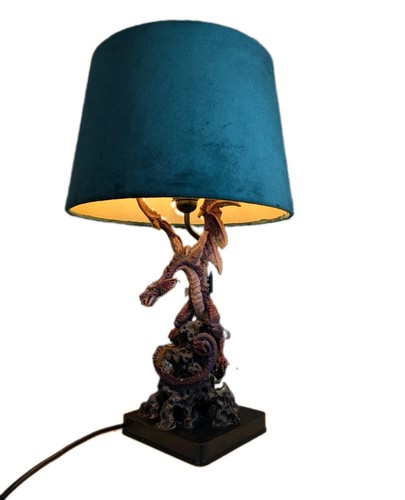Winged dragon table lamp - winged,