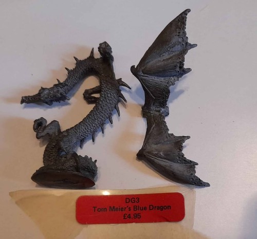 Blue dragon metal tom - dragon,