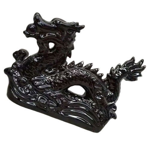 Desktop ceramic dragon - dragon, statue