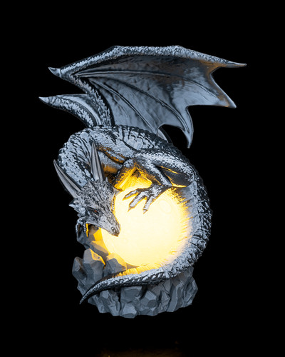 Dragon eclipse moon lamp - moon,