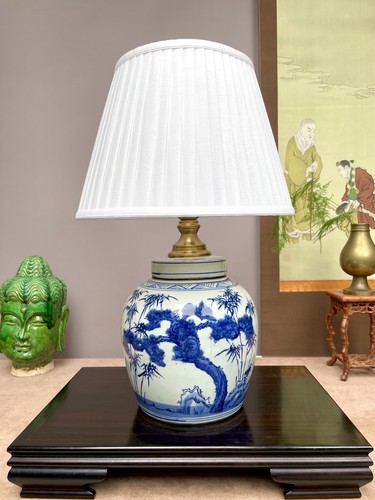 Single blue white - single, handcrafted